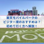 楽天モバイルパークのビジター席のおすすめ