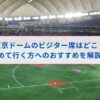 東京ドーム　座席　見え方