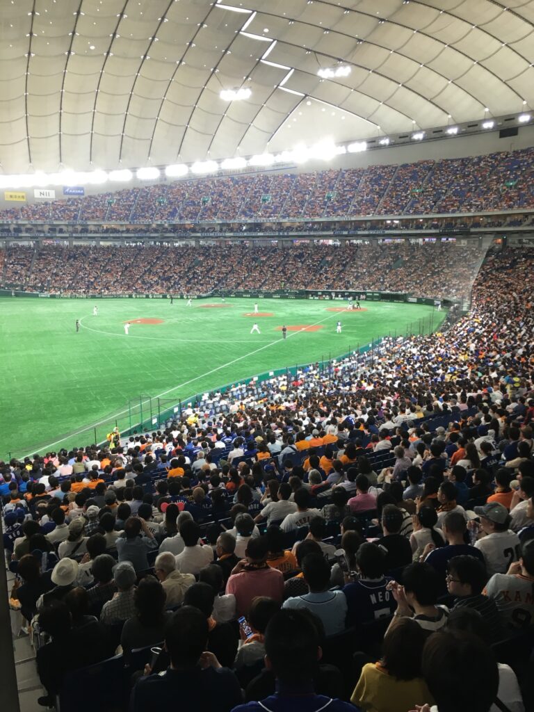 東京ドーム　座席　見え方